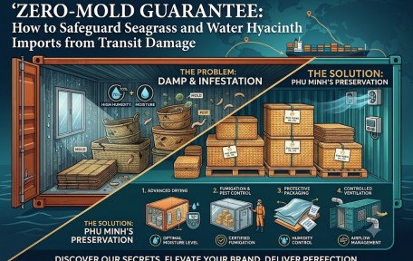 Zero-Mold Guarantee: How to Safeguard Seagrass and Water Hyacinth Imports from Transit Damage